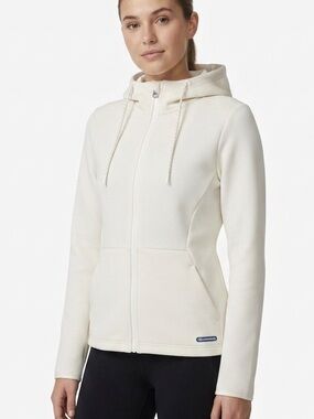 CUTTER & BUCK | NWOT WHITE ZIPPER HOODIE